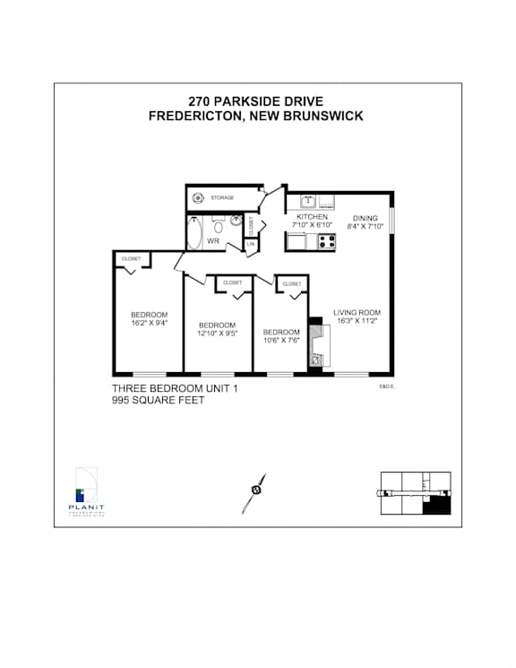 270 Parkside Drive Three Bedroom Image
