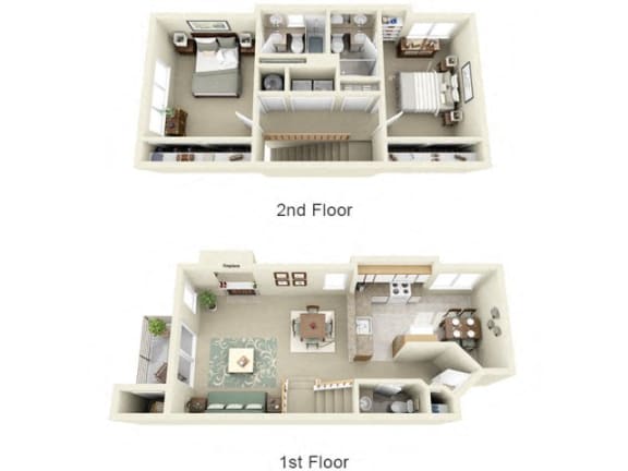 Townhouse - 2Bed/2.5Bath Montair at Somerset Hill|Townhouse - 2Bed/2.5Bath