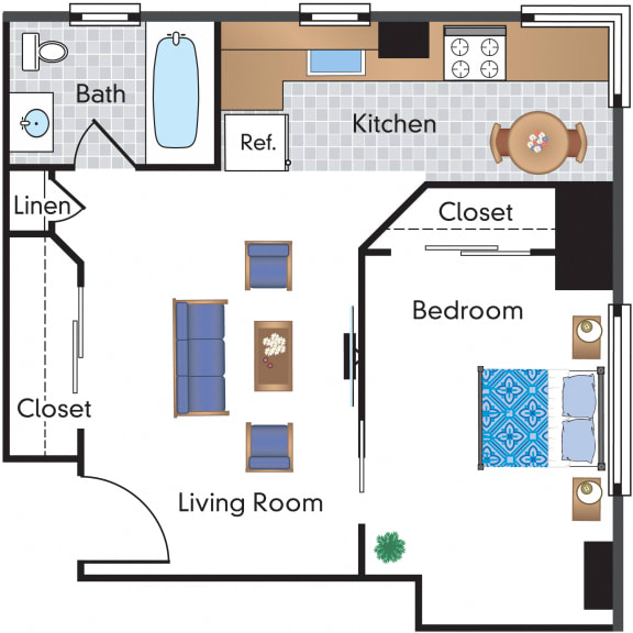 Renovated 1 Bedroom 09 Tier