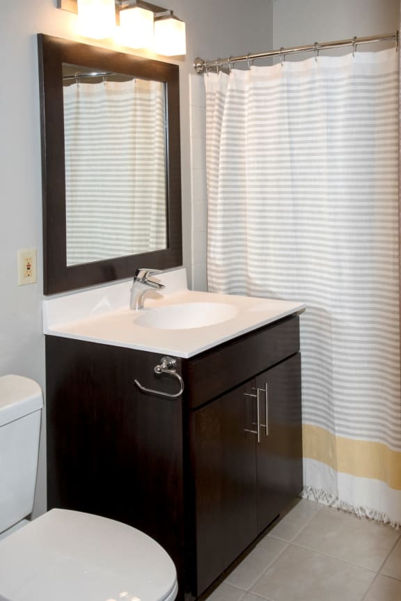 Custom Vanity Lighting at Aspenwoods Apartments, Eagan, MN