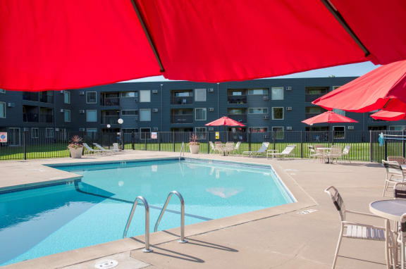 Outdoor Pool at Hillsborough Apartments, Roseville, Minnesota