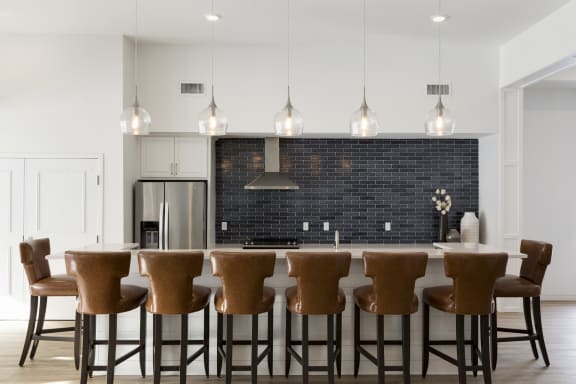 Demonstration Kitchen perfect for entertaining at Waterstone Place, Minnetonka, MN, 55305