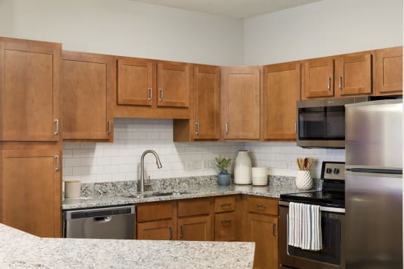 Refrigerator and Kitchen Appliances at Waterstone Place, Minnesota, 55305