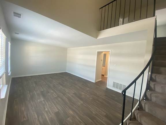 Living Room With Loft at Governor Square Apartments, Carmel