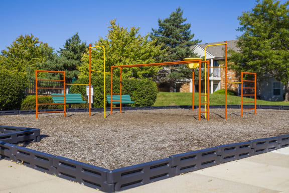 playground in park at Northlake Farms Apartments, Gurnee, IL