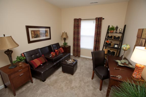 Living space at Apartments at Grand Prairie, Peoria, 61615