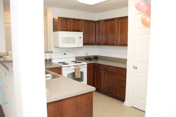 kitchen in apartment