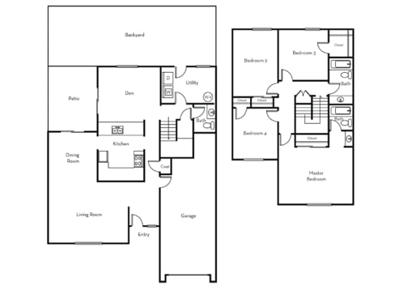 Model C floor plan