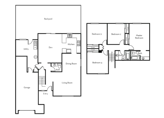 Model D floor plan