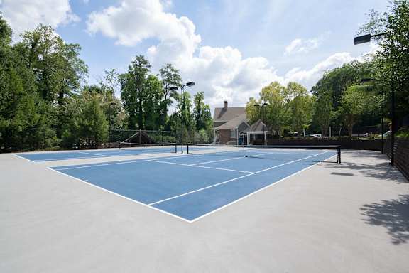 Tennis Court at The Mill at Chastain, Kennesaw, Georgia