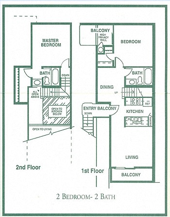 2-BedRoom Floor Plan