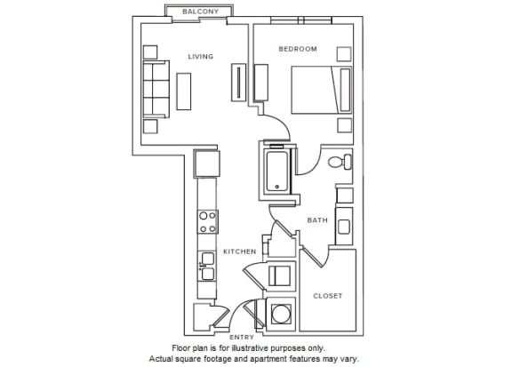 A2 Floor Plan at Windsor Parkview, 5070 Peachtree Boulevard, 30341