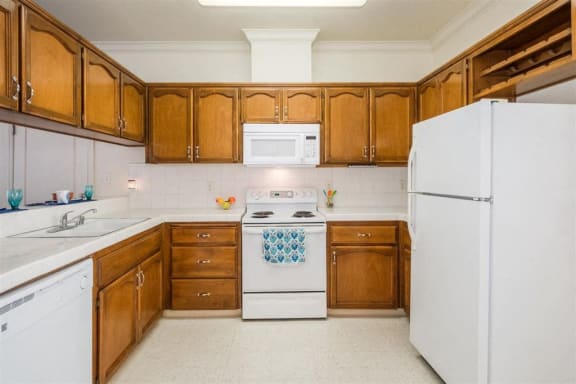 Refrigerator And Kitchen Appliances at Dartmouth Tower at Shaw, Clovis