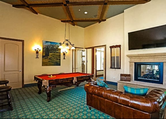 Game Room at Villa Faria Apartments, Fresno