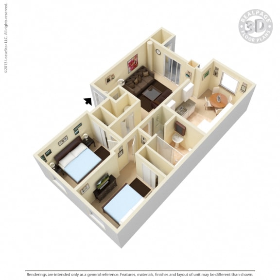 2 Bedroom Floor Plan Southridge Apt Home Rentals Reno NV