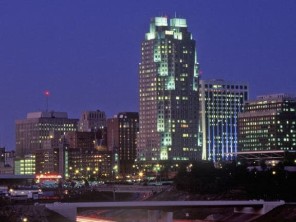 Panoramic City View at St. Marys Square Apartments, Raleigh, 27605