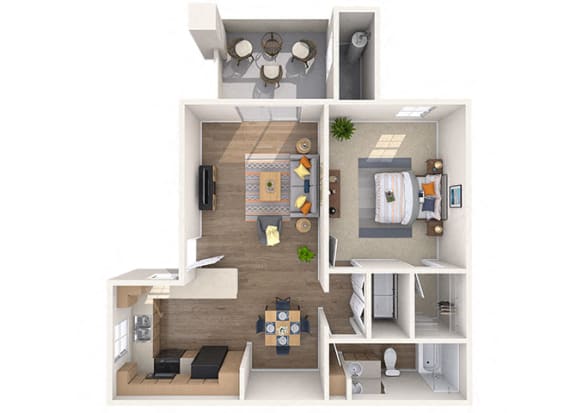Magnolia 1 bed/1 Bath Magnolia 1 bed/1 Bath