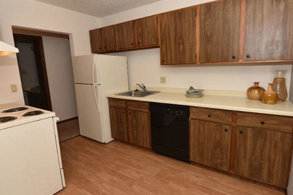 Fully Furnished Kitchen at Central Park Manor, Hopkins, MN, 55343