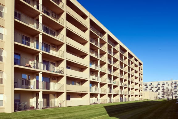Building Exterior at Knollwood Towers West  Apartments, Minnesota, 55343