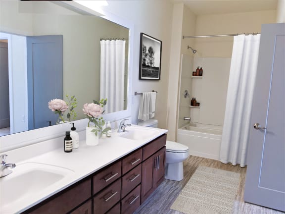 1x1M Bathroom at Poplar Creek Apartments, Brookfield, WI, 53045