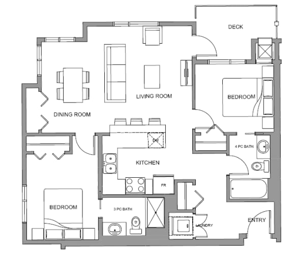 Floor Plans of Glenmore Central in Kelowna, BC