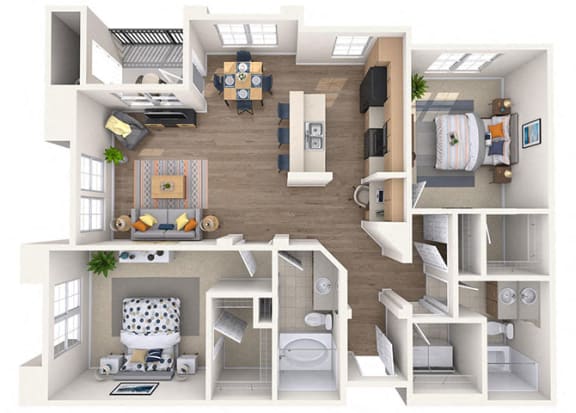 Falcon Floor Plan Falcon Floor Plan at Waterford at Peoria, Arizona