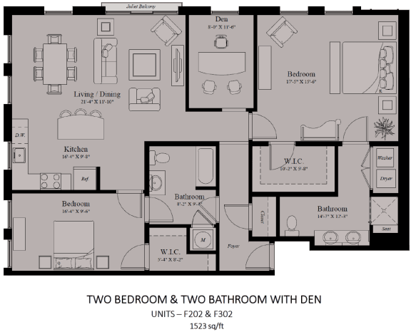 Unit F202 at The Village Center Apartments At Wormans Mill*, Maryland, 21701