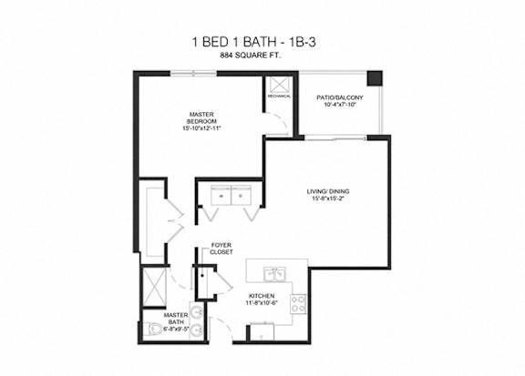 1 2 3 Bedroom Apartments in Oakbrook Terrace IL Arden of Oak Brook