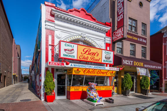 Walking Distance to the Iconic Ben's Chili Bowl!