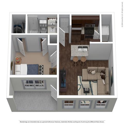 B7 Floor Plan at Avenues at Tuscan Lakes, Texas, 77573