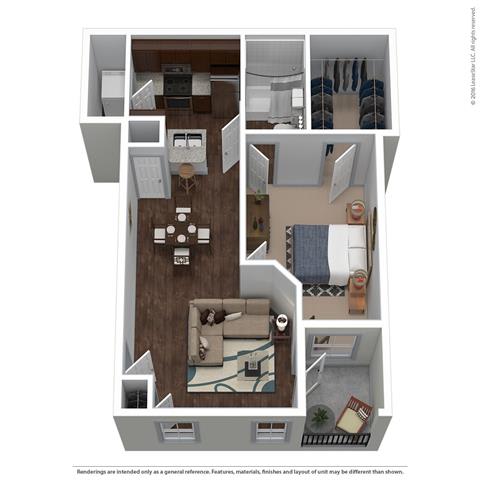 B8 Floor Plan at Avenues at Tuscan Lakes, League City, TX, 77573