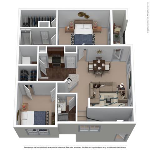 Floor Plan  B22 Floor Plan at Avenues at Tuscan Lakes, League City, Texas