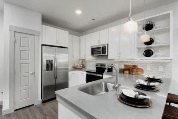 Gourmet Kitchen With Island at Retreat at Ironhorse, Franklin, TN