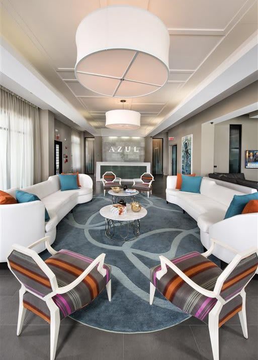 Posh Lounge Area In Clubhouse at Azul Baldwin Park, Orlando, FL