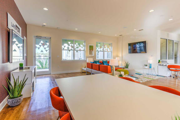 Dining Space at Lake Lofts at Deerwood, Florida