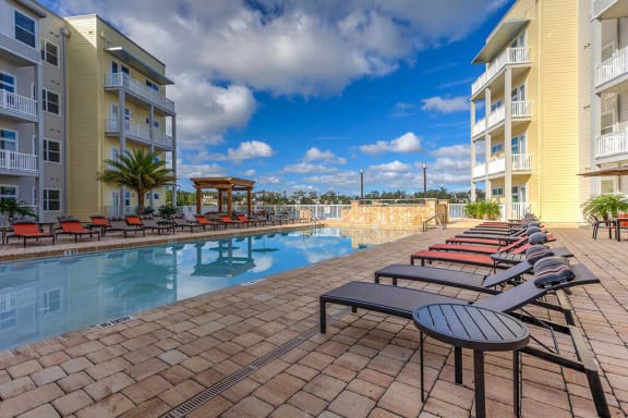 Pool at Lake Lofts at Deerwood, Jacksonville, Florida