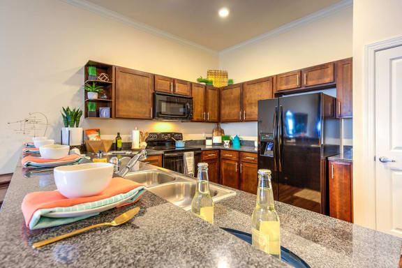 Well Equipped Kitchen at Lake Lofts at Deerwood, Jacksonville, FL, 32216