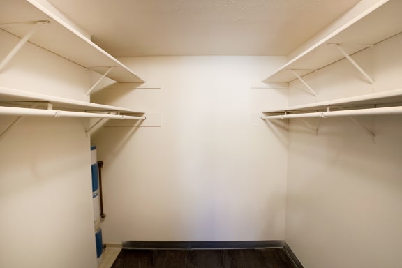 Closet interior at Quail Meadow Apartments, Ohio, 45240