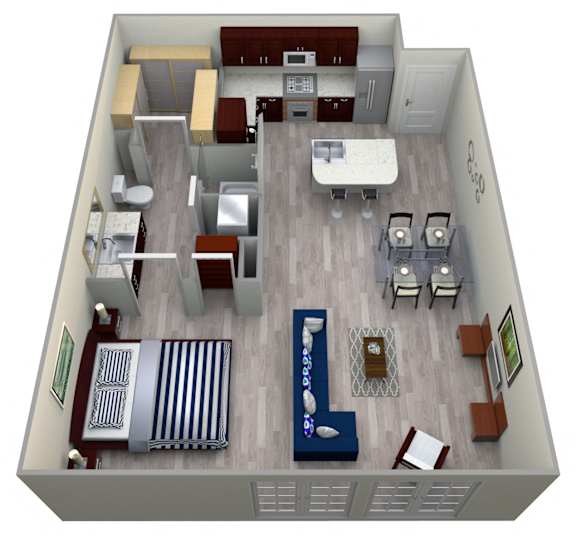 3A2 Floor Plan at The Landmark, New Braunfels