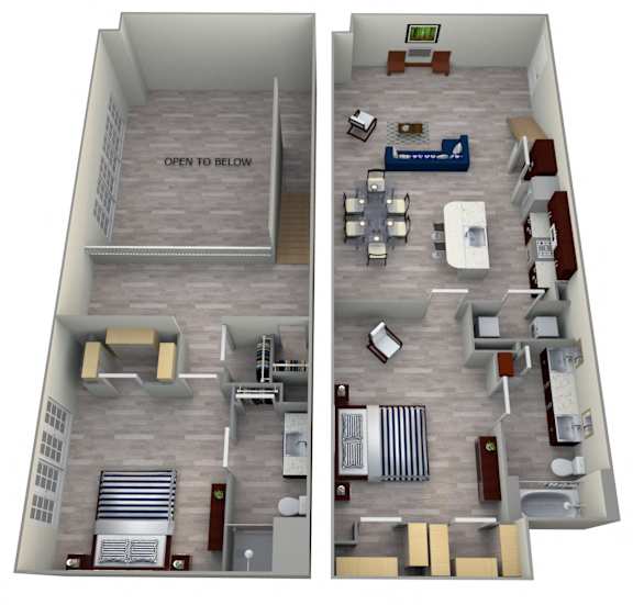 TH2 Floor Plan at The Landmark, New Braunfels