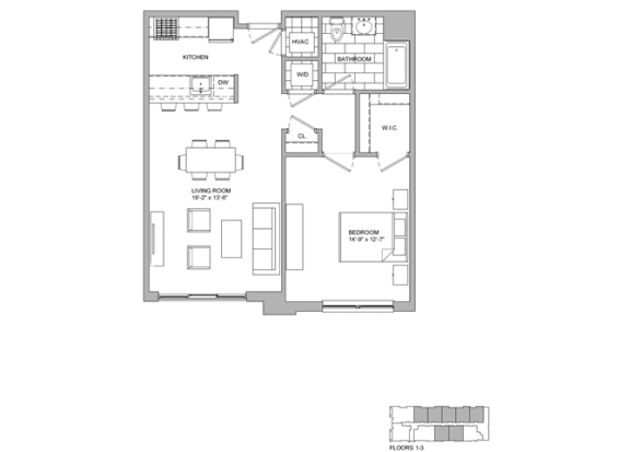 Floor Plans of Montclarion at Bay Street Station in Montclair, NJ