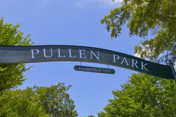 Pullen Park Sign