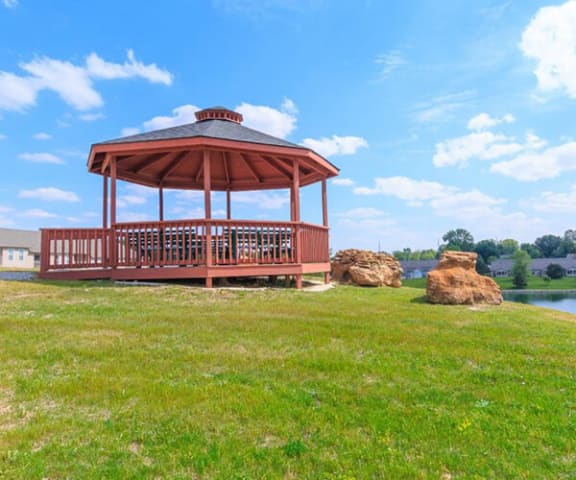 The Brickyard Apartments gazebo