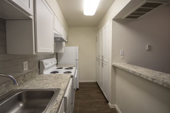 Kitchen With Cabinets at The Biltmore, Dallas