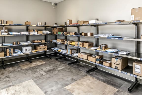 Package Receiving at Whispering Hills, Omaha, Nebraska