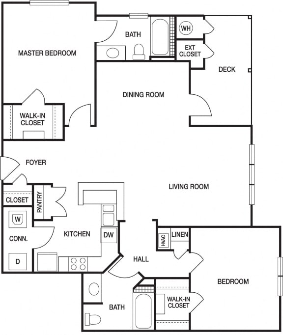 Two Bedroom - Two Bath