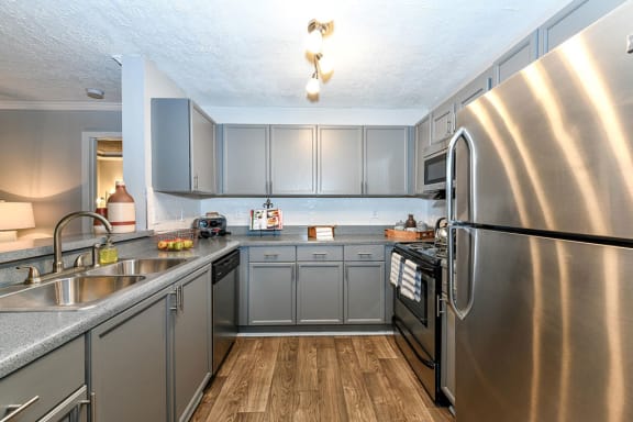 Eat-in Kitchen With Pantry, at Crestmark Apartment Homes, Georgia