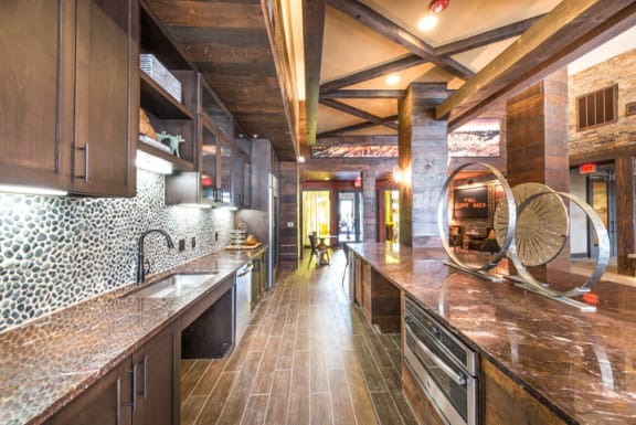 Clubhouse With Kitchen at Aviator West 7th, Fort Worth, TX, 76107