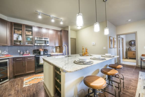 Fitted Kitchen at Aviator West 7th, Fort Worth, TX