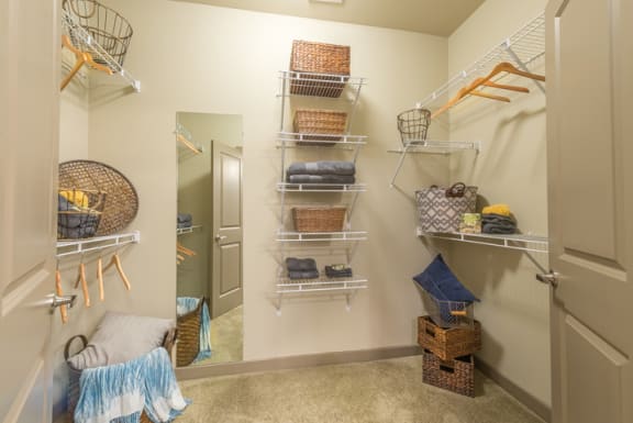 Spacious Closet at Aviator West 7th, Fort Worth, Texas